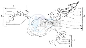 DNA GP EXPERIENCE 50 drawing Front light-turn signal lamps