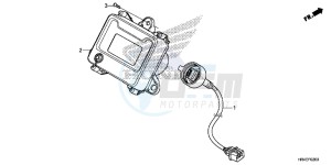 TRX500FM2G TRX500FM Europe Direct - (ED) drawing METER