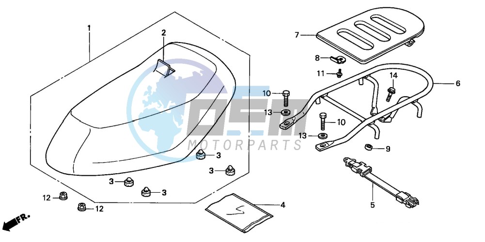 SEAT/REAR CARRIER