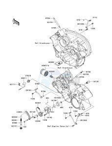 KVF 650 E [BRUTE FORCE 650 4X4 HARDWOODS GREEN HD] (E6F-E9F) E6F drawing OIL PUMP_OIL FILTER