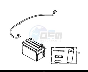 ORBIT II 50 (25 KM/H) (AE05W8-NL) (L8-M0) drawing BATTERY TOOL BOX