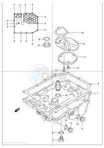 GSF1200 (E2) Bandit drawing OIL PAN