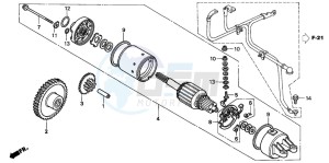 NSS250 drawing STARTING MOTOR