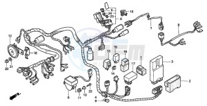 GL1500C F6C drawing WIRE HARNESS