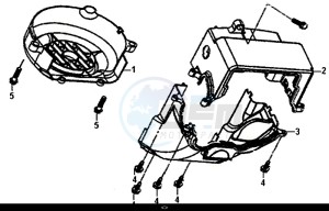 ORBIT III 50 (25 KM/H) (XE05W1-NL) (L8-M0) drawing SHROUD ASSY