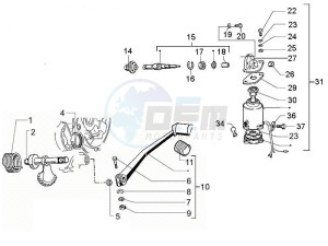 PX 125 30 Anni drawing Starter - Electric starter