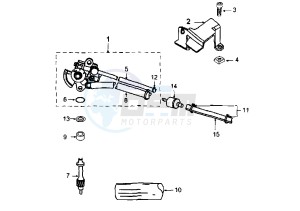 X–FIGHT - 100 cc drawing OIL PUMP