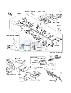 Z750 ZR750LBF FR GB XX (EU ME A(FRICA) drawing Chassis Electrical Equipment