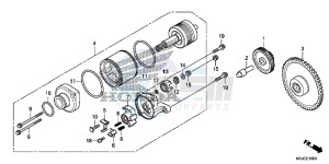 FES125AC drawing STARTING MOTOR