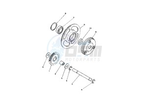 YFA BREEZE 125 drawing STARTING CLUTCH