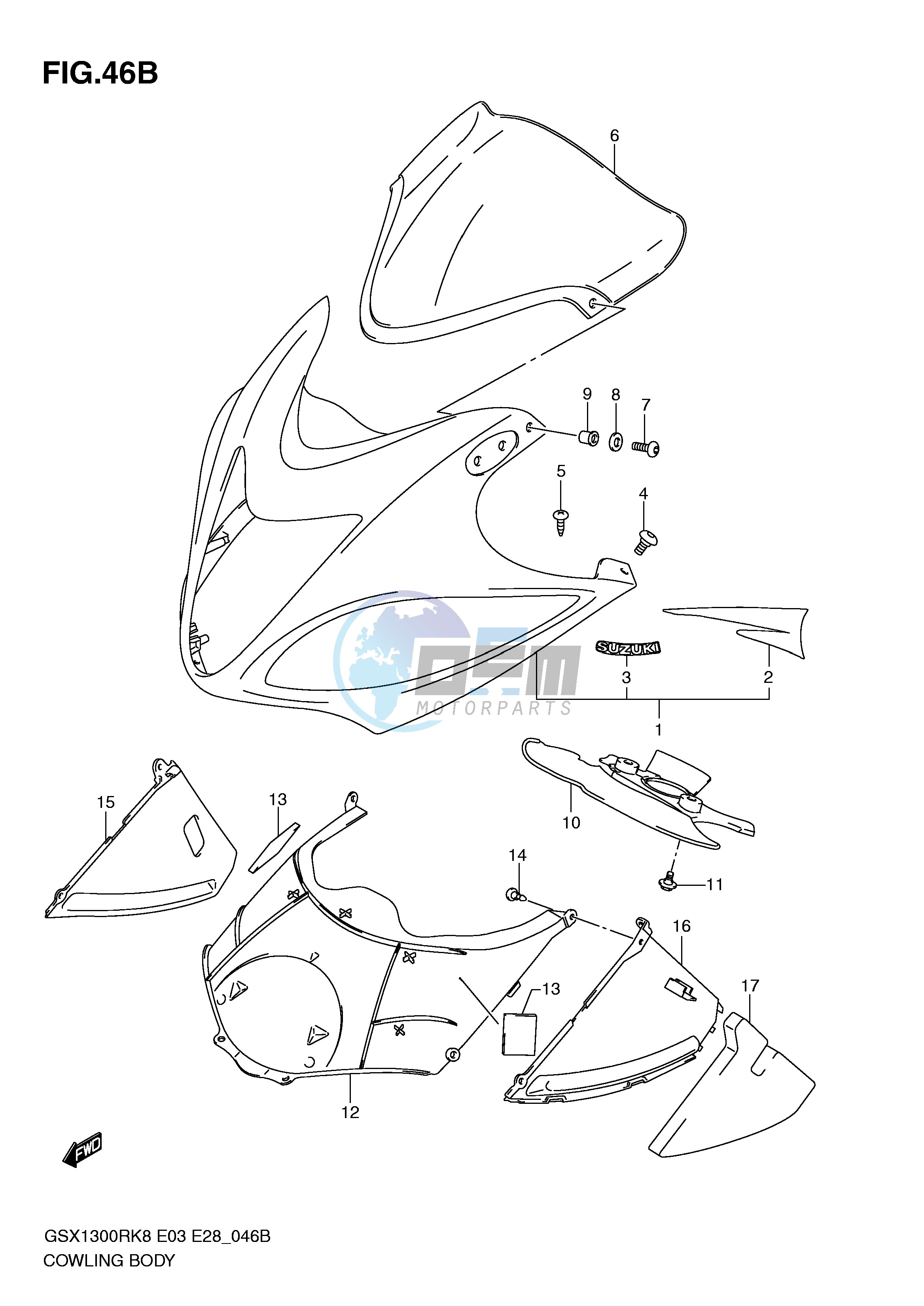 COWLING BODY (MODEL L0)