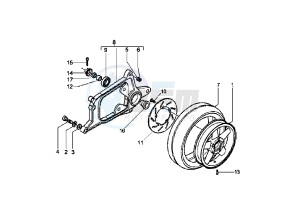 X8 125 drawing Rear Wheel