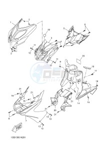 NS50F NITRO 4T (1GB4) drawing LEG SHIELD