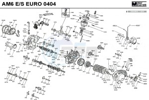 AM 6 ENGINE 50 drawing MOTORC