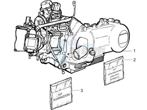 Runner 200 VXR 4t Race drawing Engine assembly