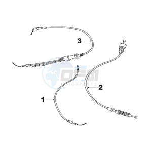 XR6 E2 drawing CABLES PRICOL