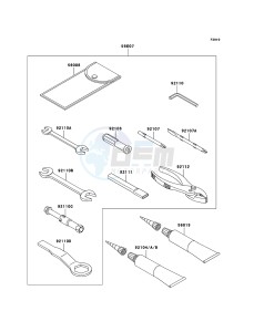 Z1000 ZR1000B8F FR GB XX (EU ME A(FRICA) drawing Owner's Tools