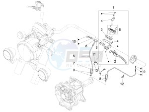 California 1400 Custom ABS 1380 drawing Clutch control