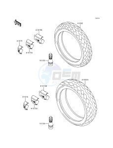 ZR 550 B [ZEPHYR] (B1-B4) [ZEPHYR] drawing TIRE