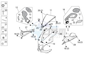 RSV 4 1000 APRC R ABS USA drawing Front body I