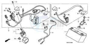 CBF600NA9 Europe Direct - (ED / ABS 25K) drawing BATTERY