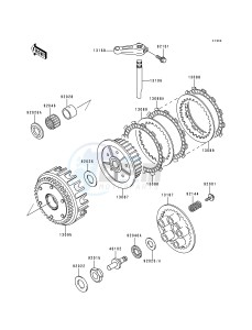 ZR 750 F [ZR-7] (F1) drawing CLUTCH