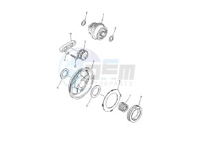 WR F 250 drawing STARTING CLUTCH