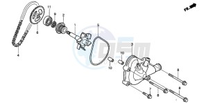 XL1000V VARADERO drawing WATER PUMP