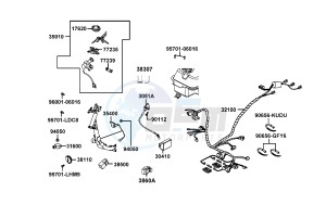 AGILITY DELIVER 50cc drawing Wire Harness