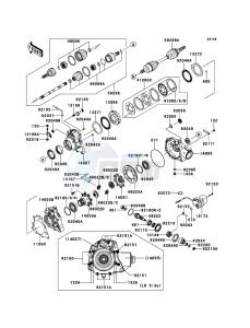 KVF650_4X4 KVF650FCS EU GB drawing Drive Shaft-Front