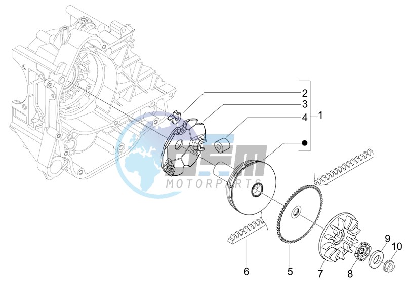 Driving pulley