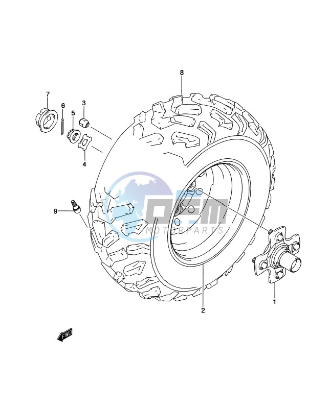 RIGHT REAR WHEEL