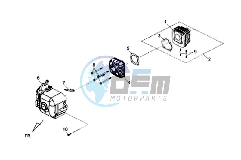 CYLINDER / CYLINDER HEAD /CYLINDER HEAD COVER