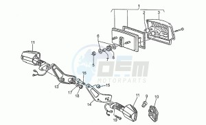 SP 750 drawing Taillight