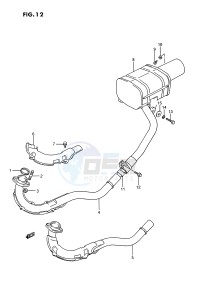 LT-F250 (E28) drawing MUFFLER (MODEL J K)