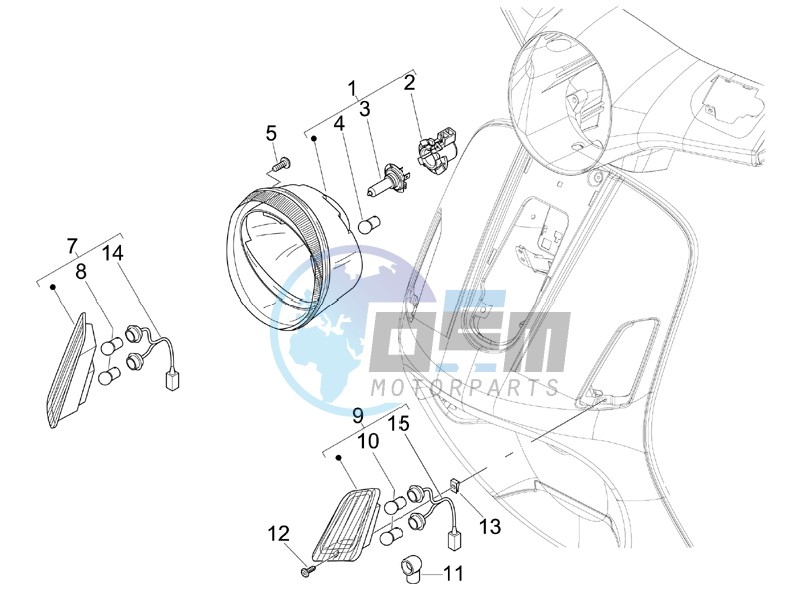 Head lights - Turn signal lamps