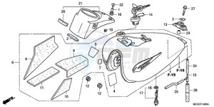 VT750C9 Ireland - (EK / MME) drawing FUEL TANK