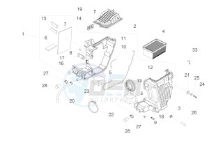 V7 II Racer ABS 750 drawing Air box II