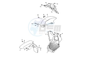 YP R X-MAX 250 drawing FENDER