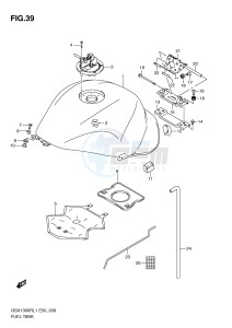 GSX1300R (E50) Hayabusa drawing FUEL TANK