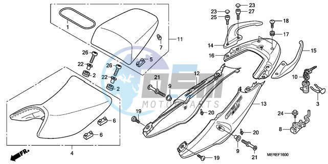 SEAT/SEAT COWL