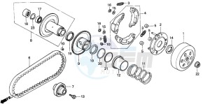 PK50S drawing CLUTCH/DRIVEN FACE