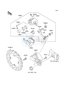 ER-6f EX650C9F GB XX (EU ME A(FRICA) drawing Rear Brake