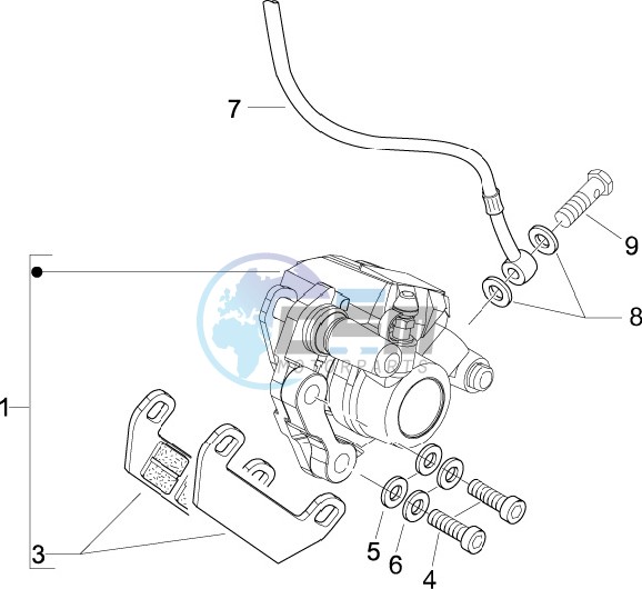 Brakes hose  - Calipers