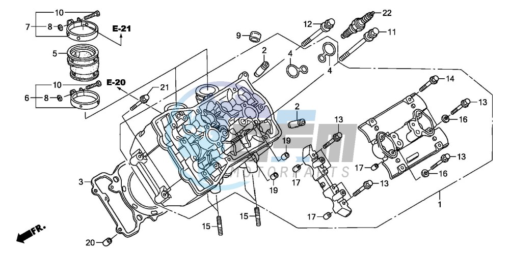 LEFT CYLINDER HEAD