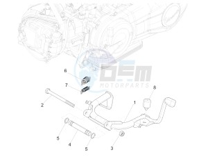 SPRINT 50 4T 3V E4-2020 (NAFTA) drawing Stand/s