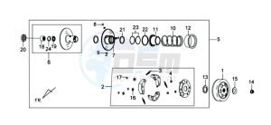 TONIK 125 drawing CLUTCH