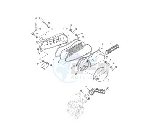 YP R BLACK X-MAX 250 drawing INTAKE