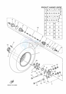 YFM700FWBD YFM7NKPAK (B5KE) drawing REAR WHEEL 2