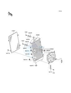 VN 900 B [VULCAN 900 CLASSIC] (6F-9F) B6F drawing RADIATOR